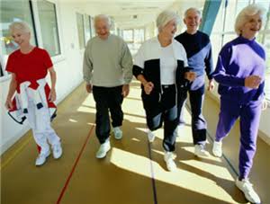 Seniors Walking